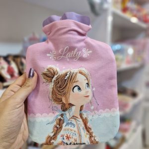 کیسه آبگرم مخمل طرح لیلی
